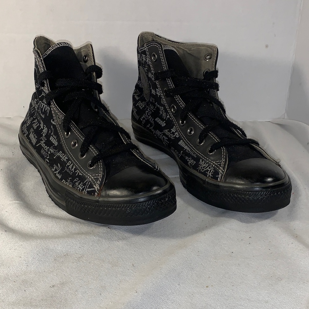 Converse All-Star ‘John Lennon Imagine Peace Mens Rare Black High-Top Sneakers